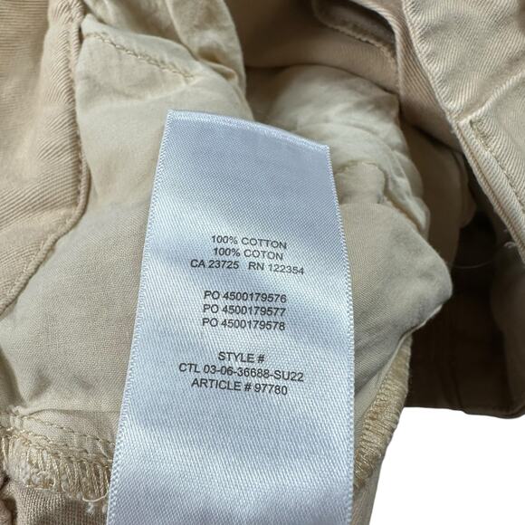 TNA Tan Brown Straight Leg Cargo Pants Women's Size Large Hiking Outdoors - Picture 6 of 7